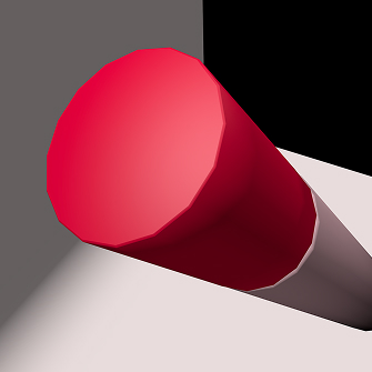 3d modelled mini glossier perfume bottle